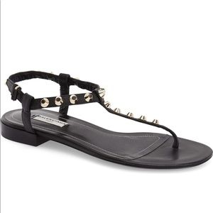Balenciaga t-strap studded sandals